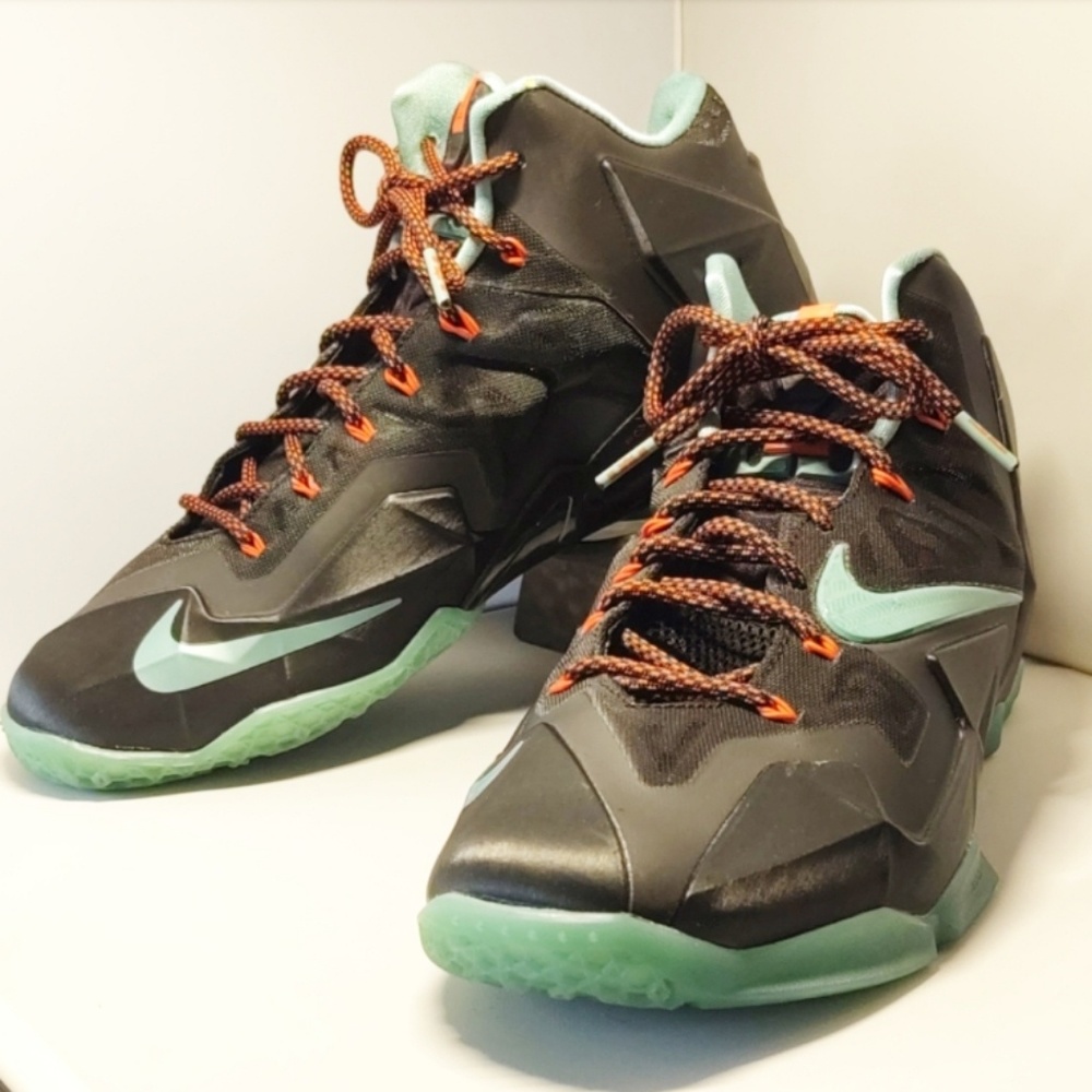 LeBron Nike 11 Jade Black Men's Shoes